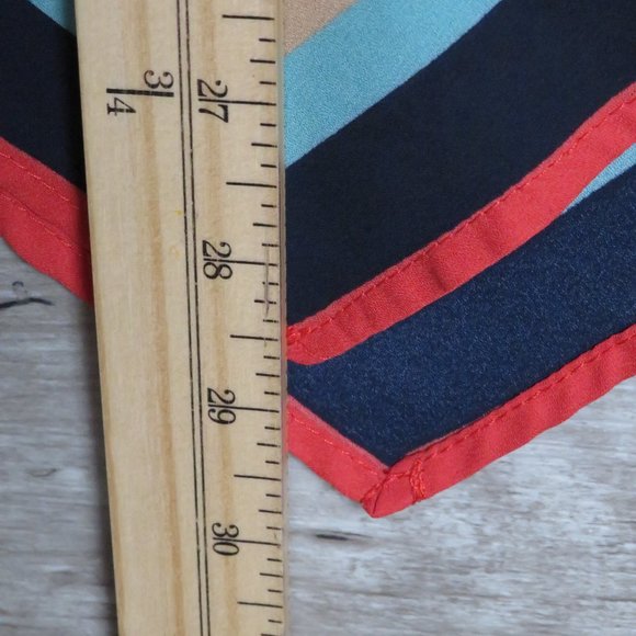 Heart‎ Soul* Women's 3/4 Sleeve V-Neck Pointed Hem Pullover Blouse~ Size X-Large - Picture 10 of 12